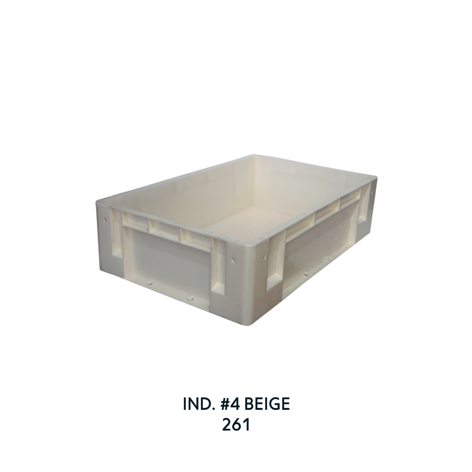 CAJA INDUSTRIAL No. 4 BEIGE, EUROPLAST