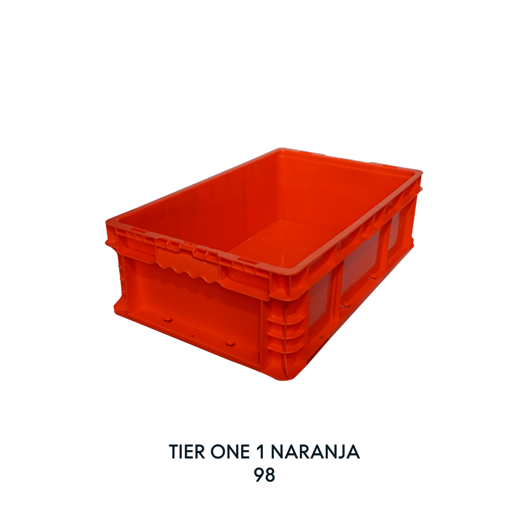 CAJA TIER ONE 11 X 7 X 3 INCH (1) NARANJA, EUROPLAST