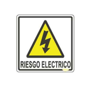 RIESGO ELECTRICO 20X20CM, FANEX