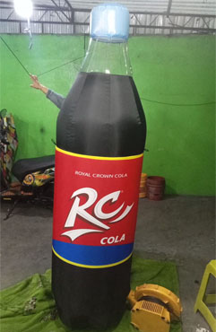 REFRESCO RC COLA, PUBLICIDAD INFLABLE