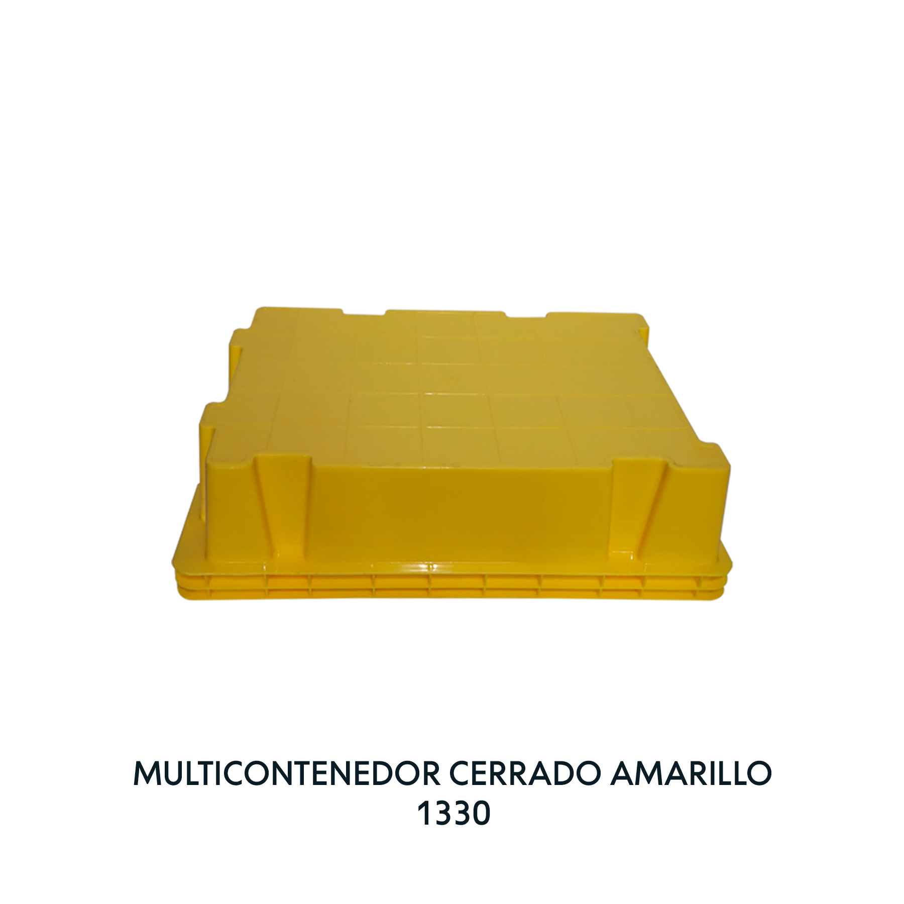 CAJA MULTICONTENEDOR CERRADO AMARILLO, EUROPLAST