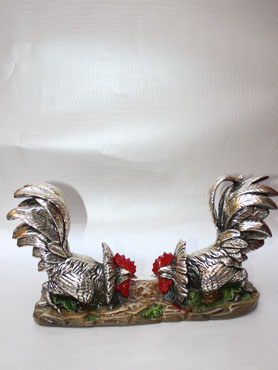 GALLO DE PELEA ARTESANÍAS DE PLATA