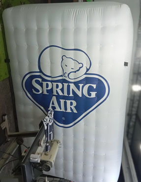 INFLABLE CONCHON SPRING AIR, PUBLICIDAD INFLABLE