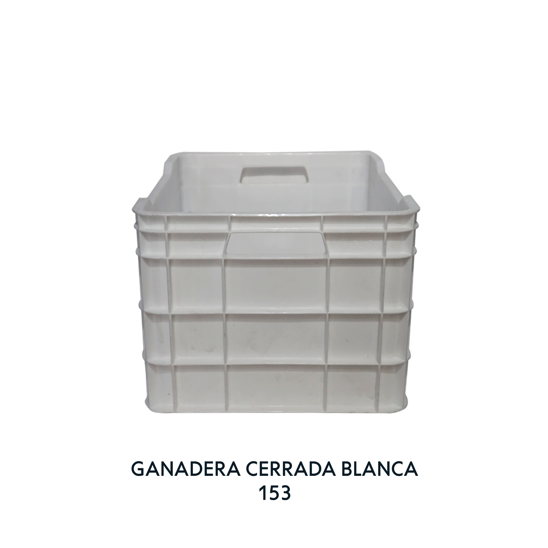 CAJA GANADERA CERRADA BLANCA, EUROPLAST