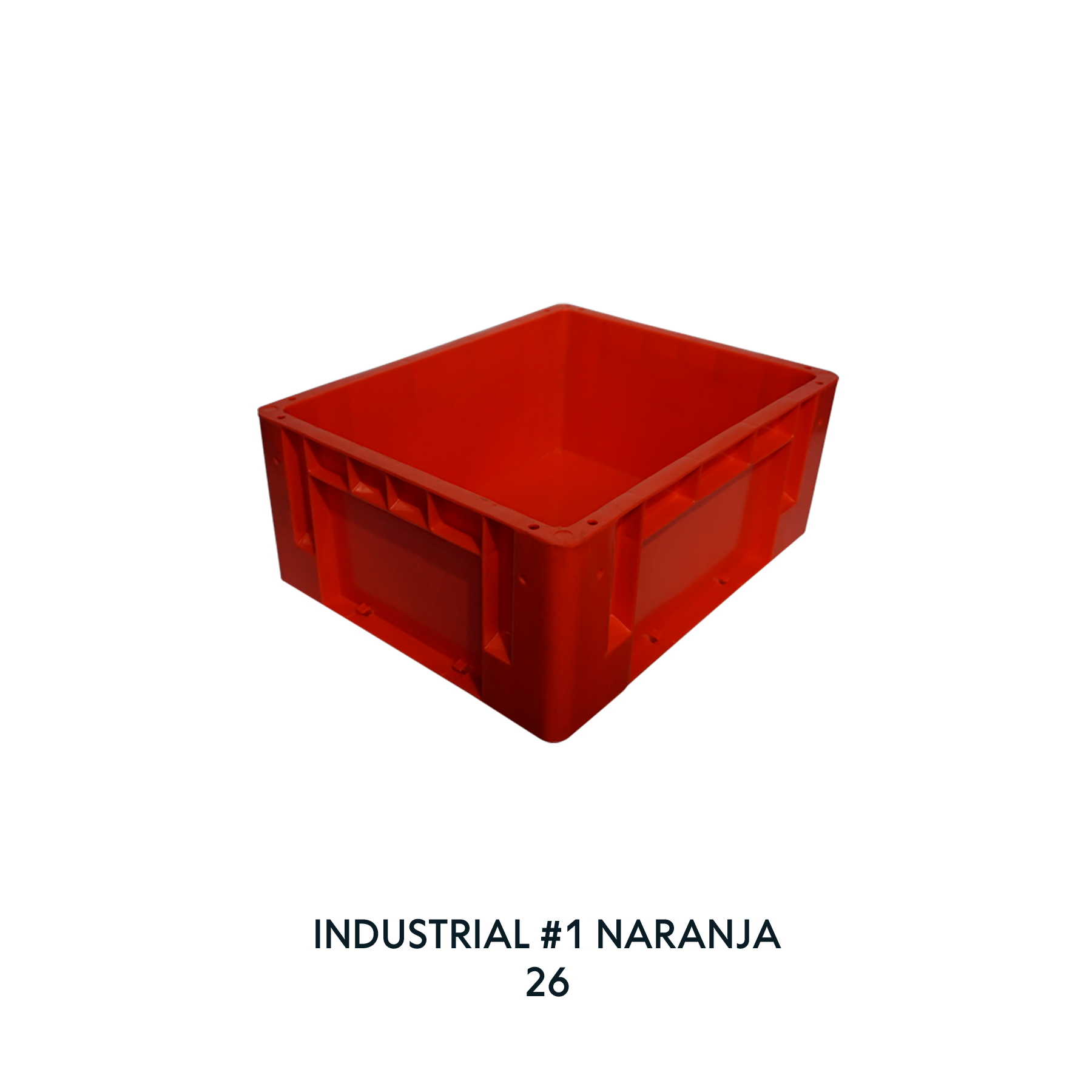 CAJA INDUSTRIAL No. 1 NARANJA, EUROPLAST