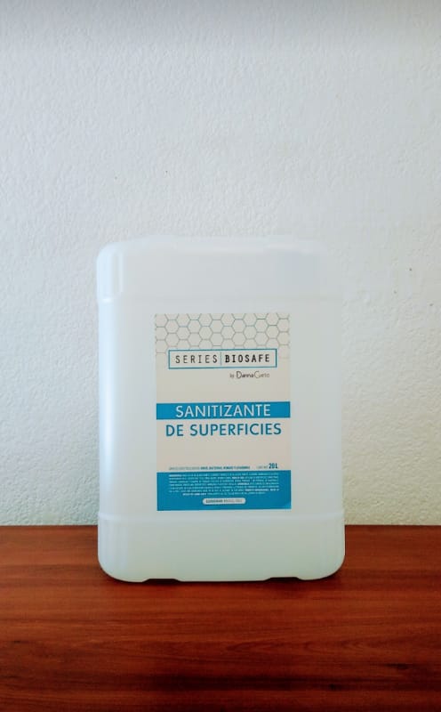 SANITIZANTE PARA  SUPERFICIES EN PORRON DE 20 LITROS