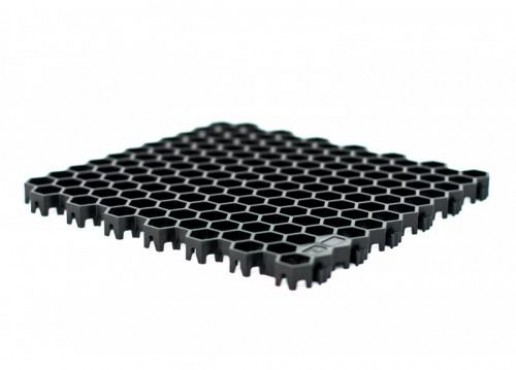 PISO HIGIÉNICO ANTI FATIGA NEGRO DE 30 X 30 cm, EUROPLAST