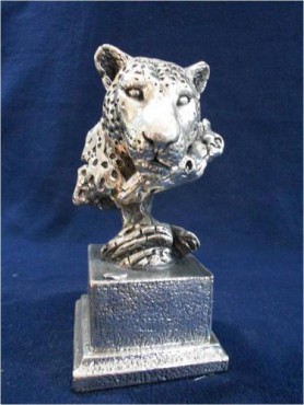 CABEZA DE JAGUAR 1 ARTESANÍAS EN PLATA