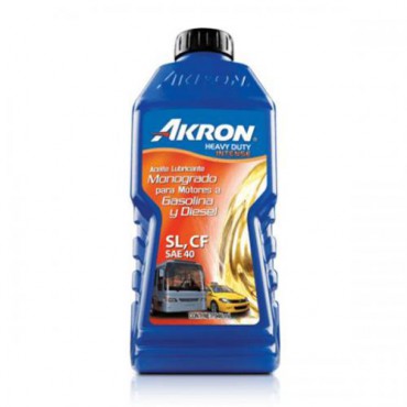 ACEITE DE MOTOR AKRON HD INTENSE API SL SAE 40