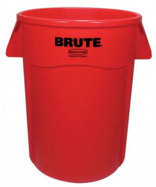 BRUTE bote Rubbermaid para basura sin tapa de 208 L