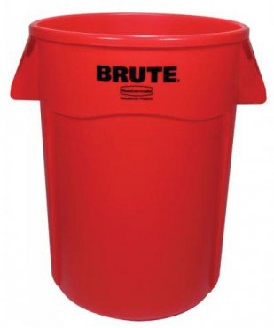 Contenedor BRUTE con canales de ventilación 166 L, Brute Bote para basura