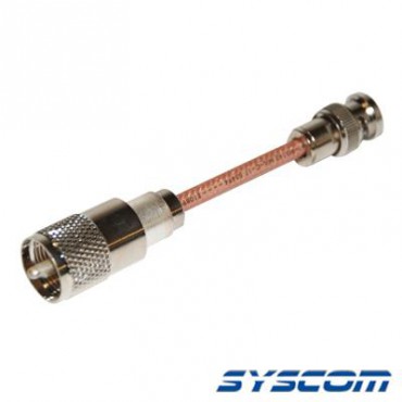 Cable RG142, con conectores BNC Macho /UHF (PL-259) Macho