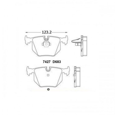 BALATA FRENO DE DISCO RAYBESTOS DELANTERA PROFESSIONAL GRADE CERAMICA PARA BMW 5